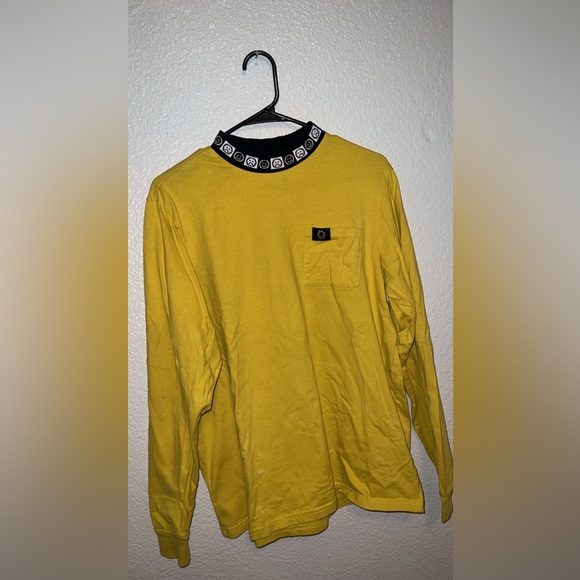 Lazy Oaf Yellow Sad Happy Tshirt - Picture 1 of 4